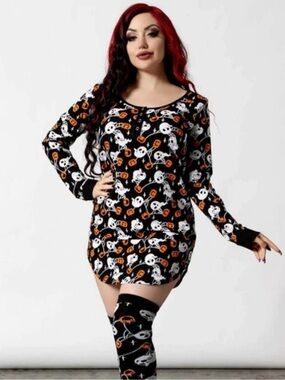 Killstar Halloween Night Gown Dress